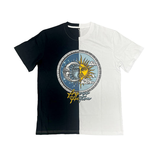 Sun & Moon Split Tee