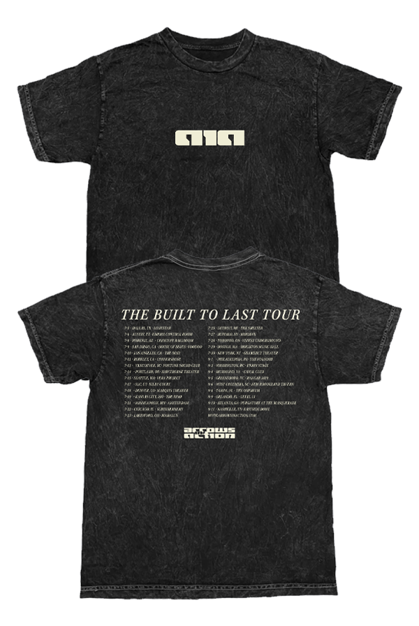 Built to Last Tour Tee (Mineral Wash)