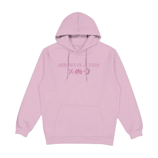AiA Embroidered Symbols Hoodie (Pink)